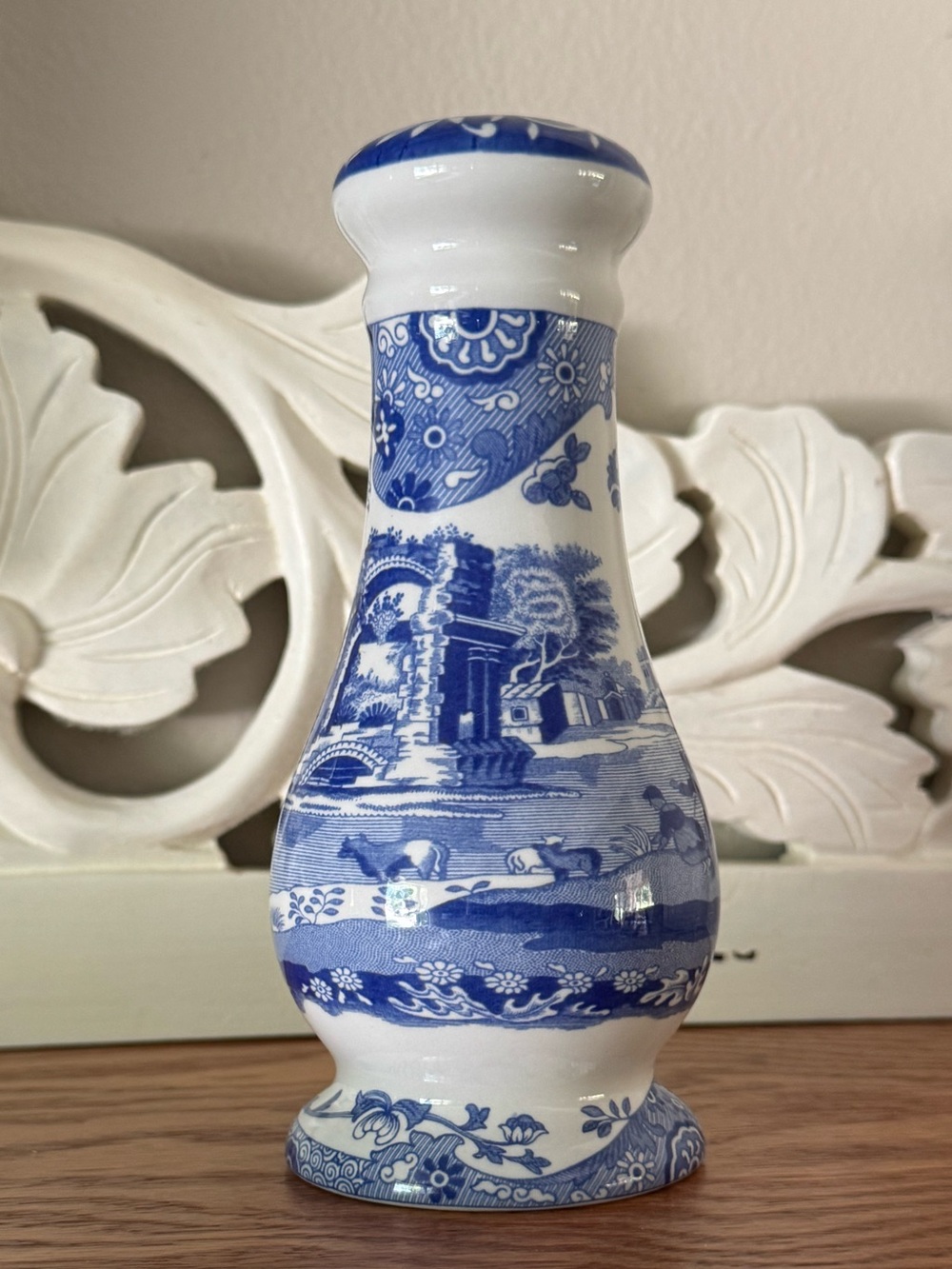 Spode Delft Blue White SALT Shaker